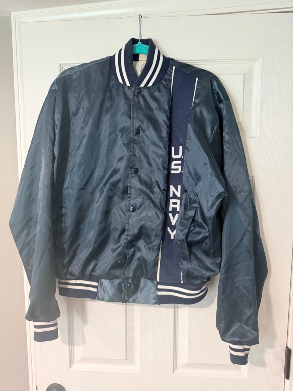 Vintage U.S. Navy Satin Bomber Jacket